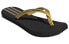 Фото #4 товара adidas Eezay Flip-Flops 防滑耐磨 一字拖鞋 女款 黑金 / Сандалии Adidas Eezay Flip-Flops