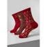 URBAN CLASSICS Christmas Gingerbread Lurex socks