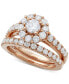 ფოტო #1 პროდუქტის Certified Diamond Bridal Set (2 ct. t.w.) in 18k Gold, White Gold or Rose Gold, Created for Macy's