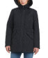 ფოტო #5 პროდუქტის Women's Hooded Stand-Collar Quilted Coat