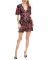 Wayf Tie-Front Mini Dress Women's Black Xs