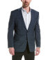 Brooks Brothers Classic Fit Wool-Blend Suit Jacket Men's Blue 39Reg