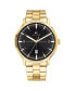 Фото #1 товара Часы Tommy Hilfiger men's Gold Plated Stainless Steel Watch