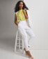 Фото #5 товара Women's Linen-Blend Single-Button Blazer