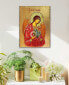 Icon Archangel Michael Wall Art on Wood 16"