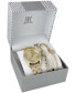 ფოტო #8 პროდუქტის Women's Bracelet Watch 36m Gift Set, Created for Macy's