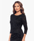 Фото #4 товара Women's Long-Sleeve Ruffled Lace Midi Dress