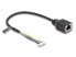 Delock Kabel RJ45 Buchse zu Pfostenbuchse 1.25 mm 4 Pin und 1.25 6 Cat.