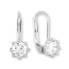 Earrings made of white gold with crystals 236001 00771 07