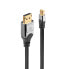 Фото #2 товара Lindy 0.5m CROMO Mini DisplayPort to DP Cable - 0.5 m - Mini DisplayPort - DisplayPort - Male - Male - 4096 x 2160 pixels