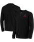 Фото #1 товара Men's Black Arizona Cardinals Maverick Thermal Henley Long Sleeve T-shirt