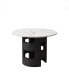Фото #8 товара 42" Modern Round Dining Table with Printed Black Marble Top