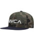 ფოტო #2 პროდუქტის Boys Camo and Black Twill Snapback Hat