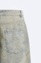 Фото #9 товара Джинсы из ткани с эффектом потертости ZARA