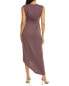 Фото #2 товара Kay Unger Carla Tea Length Midi Dress Women's Brown 2