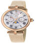 ფოტო #1 პროდუქტის Women's Florence Swiss Quartz Italian Tan Leather Strap Watch 36mm