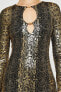 Фото #6 товара Kadın Siyah Desenli Elbise 3WAK80151FK