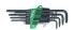 Wiha 24852 - L-torx key - T10,T15,T20,T25,T27,T30,T40,T5,T50,T6,T7,T8,T9 - Black - Chromium-vanadium steel - Plastic - 536 g