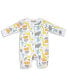 Baby Boys and Girls Colorful Zoo Layette Gift in Mesh Bag, 5 Piece Set