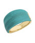 Turquoise Patina Textured Bangle Bracelet