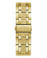 Фото #3 товара Часы и аксессуары Guess Мужские Аналоговые Стальные Часы 44мм с золотистым покрытием