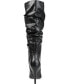 Фото #3 товара Women's Sarie Wide Calf Ruched Stiletto Boots