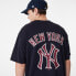 ფოტო #6 პროდუქტის NEW ERA MLB Large Logo OS New York Yankees short sleeve T-shirt
