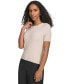 Фото #3 товара Women's Textured Short-Sleeve Sweater