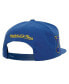 ფოტო #4 პროდუქტის Men's Blue Distressed St. Louis Blues Retro Script Colorblock Snapback Hat