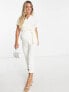 Closet London Maternity tie waist kimono jumpsuit in cream