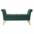 Bench DKD Home Decor 8424001795512 Natural Wood Polyester Green (130 x 44 x 69 cm)