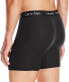 Фото #2 товара Calvin Klein 178088 Mens Underwear Modal Soft Boxer Brief Black Size Large