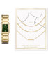 Фото #1 товара Часы и аксессуары Jessica Carlyle женские золотистые наручные 25мм & 3-пр. Набор подарочных ожерелий