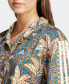 Women's FARM Rio Printed Cropped Button Down Shirt