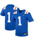 Фото #4 товара Men's Number 1 Royal Florida Gators Throwback Replica Jersey