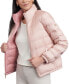 Фото #3 товара Women's Reversible Shine Down Puffer Coat, Created for Macy's