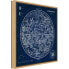 Celestial Blueprint by Susan Schlabach Canvas Framed Art