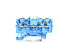 WAGO Durchgangsklemme 3Leiter Drücker 1.5qmm blau