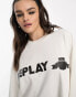 Replay – T-Shirt in Weiß mit Logo