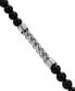 ფოტო #3 პროდუქტის Men's Lapis Lazuli Bead & Chain Bracelet in Stainless Steel (Also in Onyx & Tiger Eye)