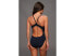 Фото #2 товара Nike Women's 238987 Solid Poly Lingerie Tank One Piece Navy Swimsuit Size 12