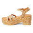 Фото #5 товара BEACH by Matisse Mykonos Espadrille Platform Womens Beige, Brown Casual Sandals