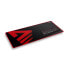 Фото #3 товара Коврик для мыши игровой Savio Turbo Dynamic - черно-красный - изображение - ткань, резина - антискользящая основа