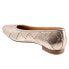 Фото #5 товара Trotters Hanny T2125-710 Womens Gold Leather Slip On Ballet Flats Shoes 12