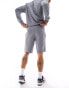 Фото #3 товара Armani Exchange large logo sweat shorts in grey marl CO-ORD