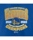 Фото #4 товара Men's Royal Golden State Warriors 2022 Western Conference Champions Trap T-shirt