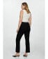 Фото #4 товара Women's Maternity Flared Cropped Jeans