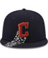 Фото #3 товара Men's Navy Cleveland Guardians Meteor 59FIFTY Fitted Hat