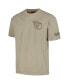ფოტო #2 პროდუქტის Men's Tan Cleveland Guardians Neutral Drop Shoulder T-shirt