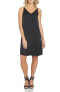 Фото #2 товара 1.STATE 154264 Women's Lace Detail Shift Dress Sleeveless Rich Black Sz. Small